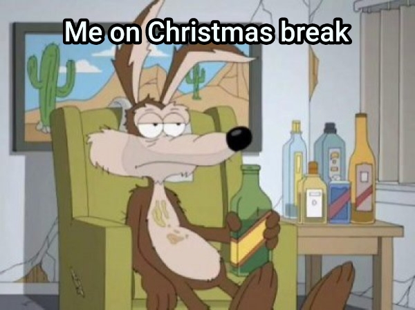 Me on Christmas break