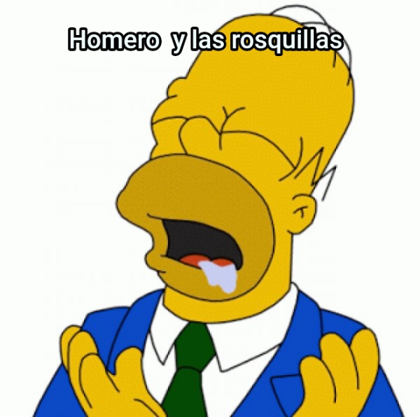 Homero  y las rosquillas 