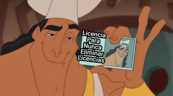 Licencia Para Nunca Eliminar Licencias