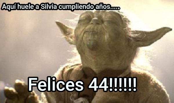 Aquí huele a Silvia cumpliendo años..... ... Felices 44!!!!!! 
