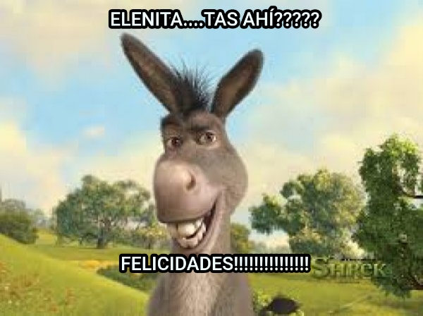 ELENITA....TAS AHÍ?????             FELICIDADES!!!!!!!!!!!!!!!
