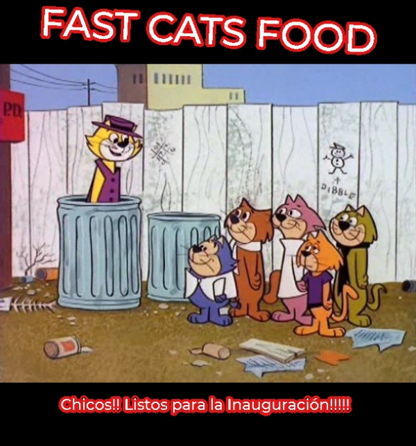 FAST CATS FOOD... Chicos!! Listos para la Inauguración!!!!!