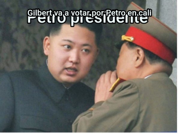 Gilbert va a votar por Petro en cali