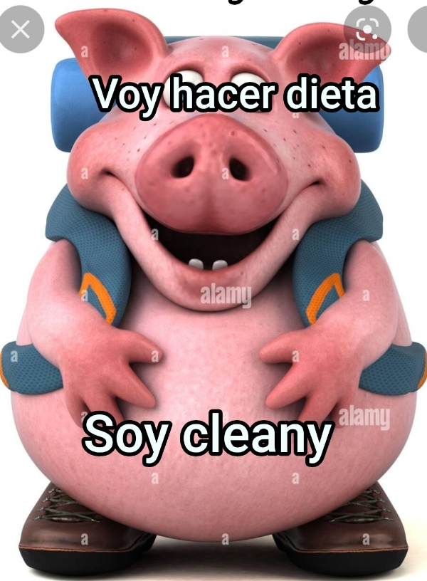 ... Hola soy cleany... Soy cleany... Voy hacer dieta