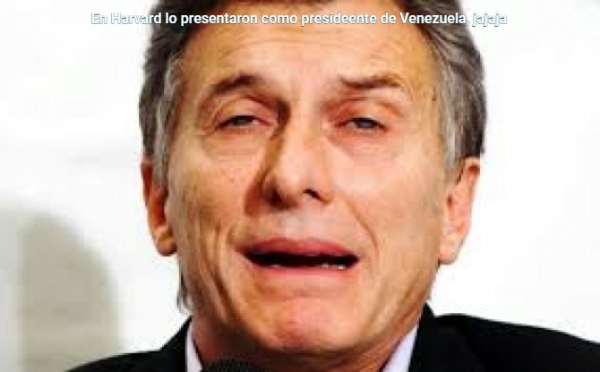 En Harvard lo presentaron como presideente de Venezuela, jajaja